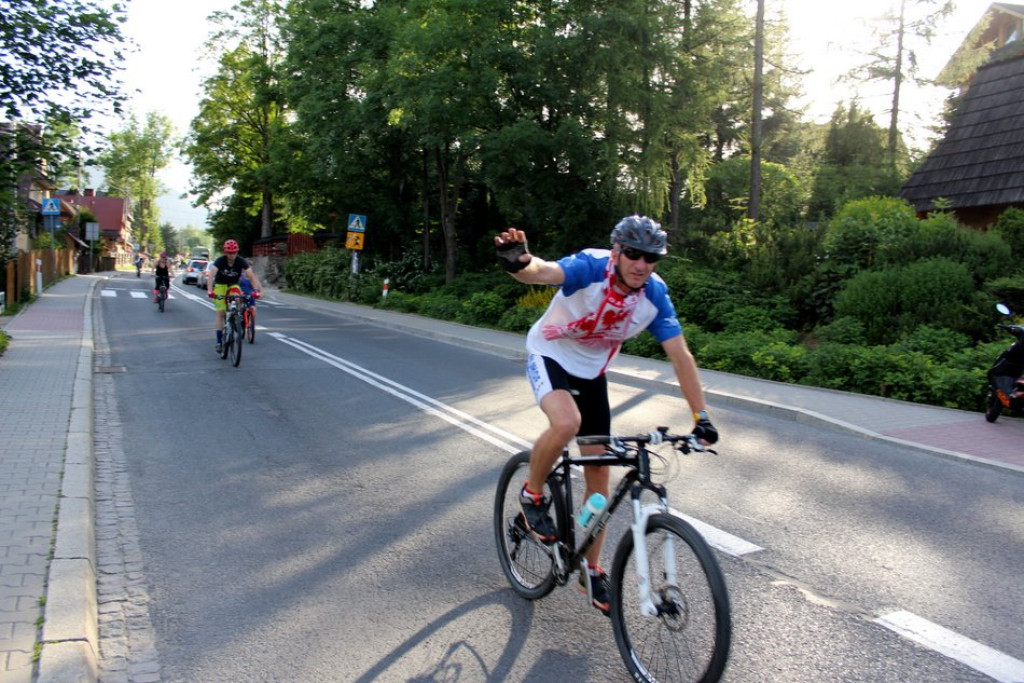 Rowerowa masa krytyczna zalała Zakopane