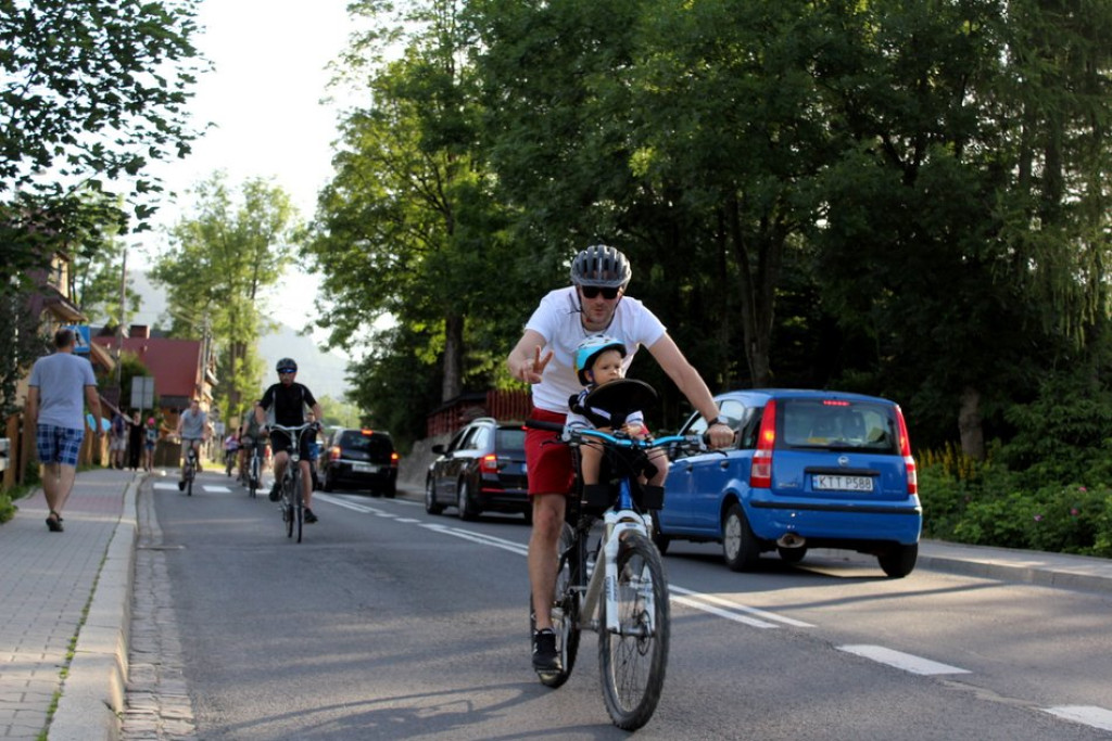 Rowerowa masa krytyczna zalała Zakopane