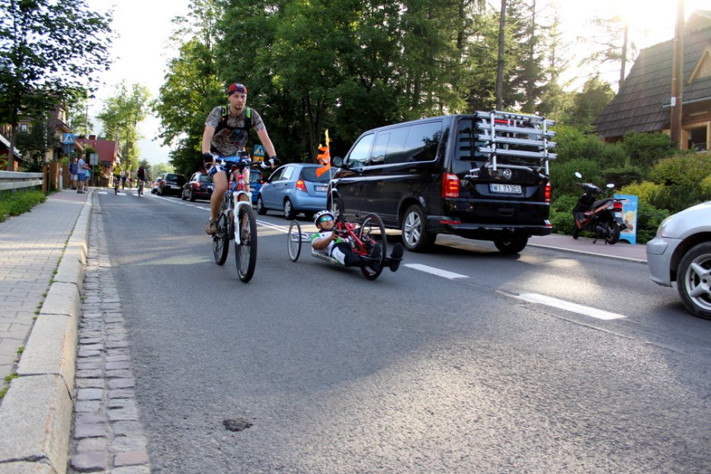 Rowerowa masa krytyczna zalała Zakopane