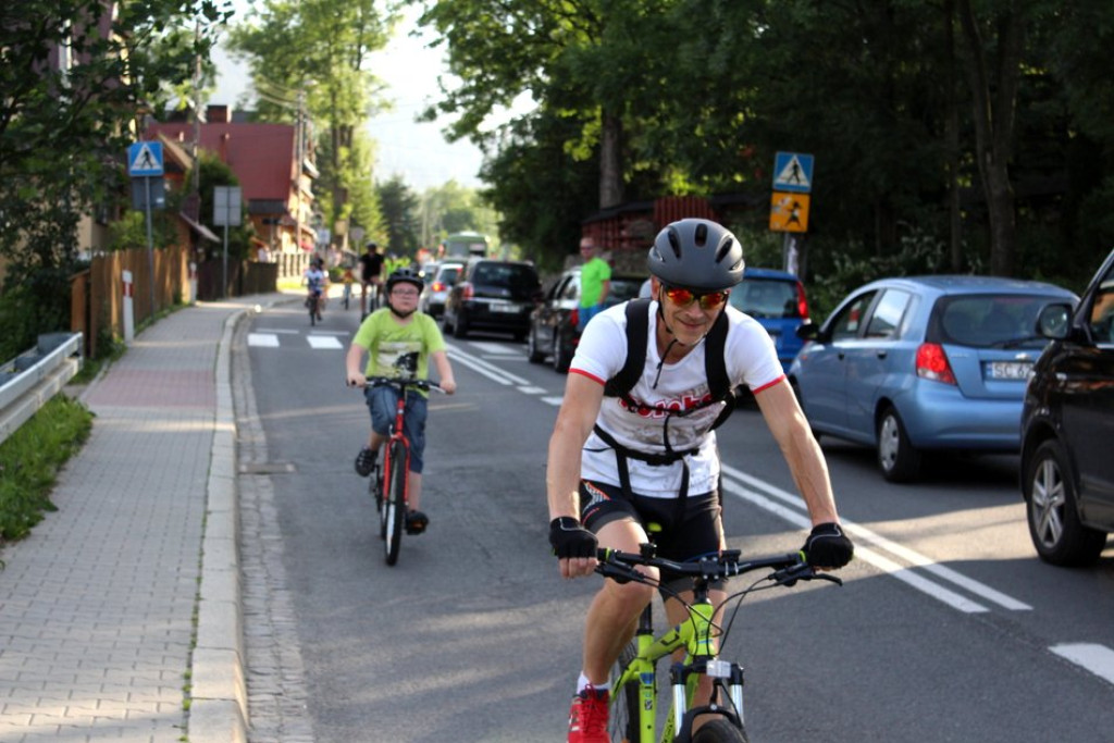 Rowerowa masa krytyczna zalała Zakopane