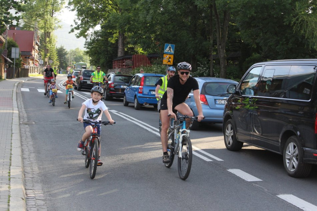 Rowerowa masa krytyczna zalała Zakopane