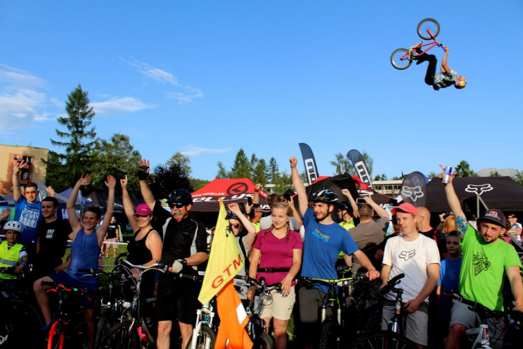 Rowerowa masa krytyczna zalała Zakopane