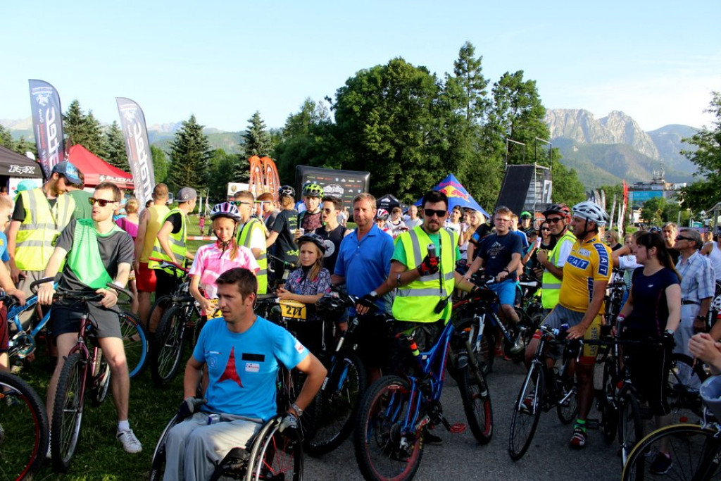 Rowerowa masa krytyczna zalała Zakopane