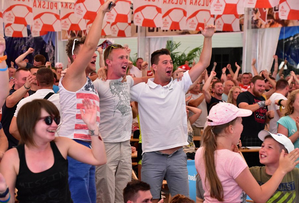 Wielkie emocje w strefie kibica pod Gubałówką