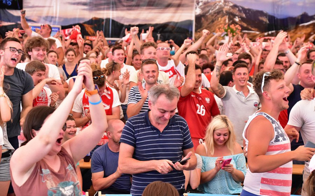 Wielkie emocje w strefie kibica pod Gubałówką