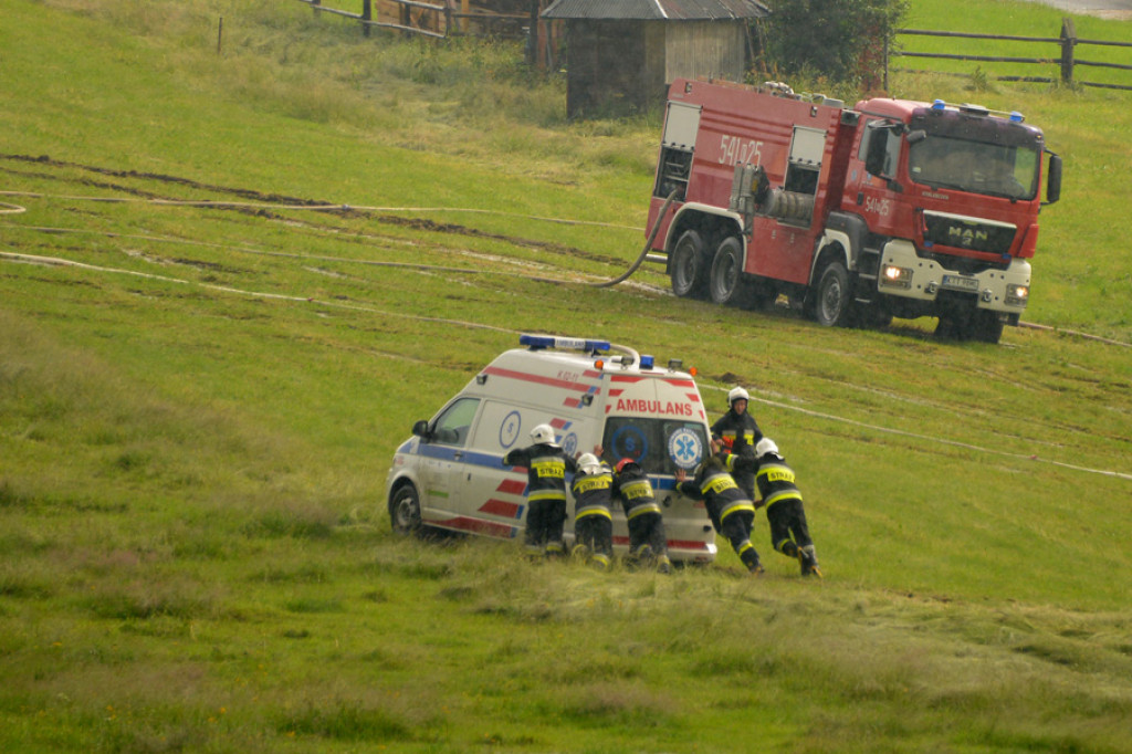 Pożar w Zębie