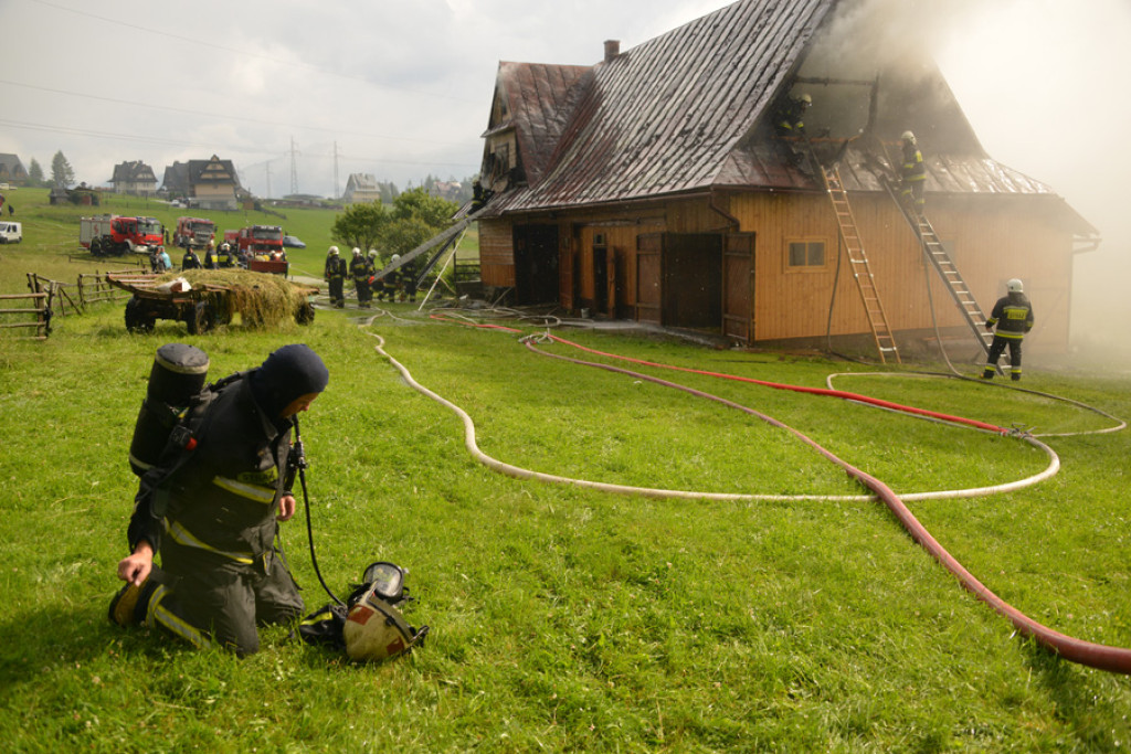 Pożar w Zębie