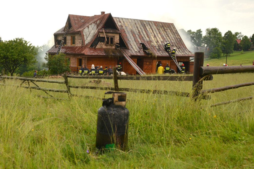 Pożar w Zębie