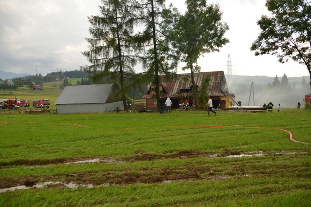 Pożar w Zębie