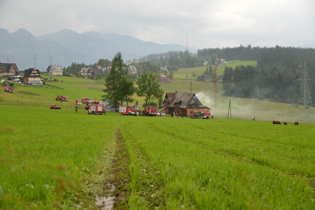 Pożar w Zębie