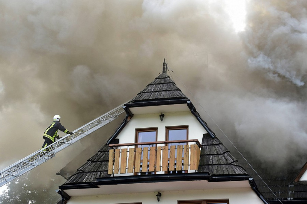 Pożar w Białce Tatrzańskiej