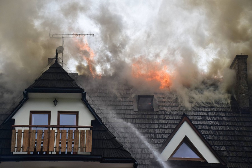 Pożar w Białce Tatrzańskiej