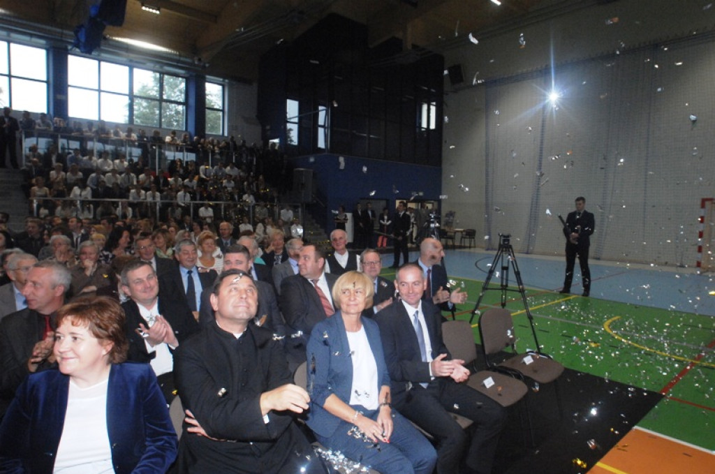 Otwarcie hali sportowej w ZSTiP