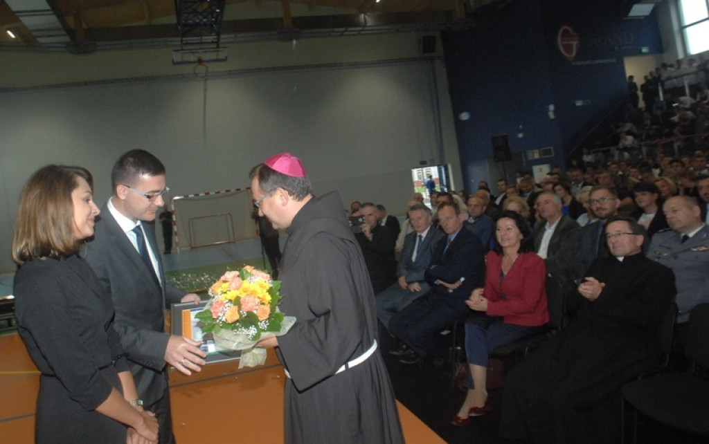 Otwarcie hali sportowej w ZSTiP