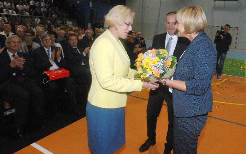 Otwarcie hali sportowej w ZSTiP