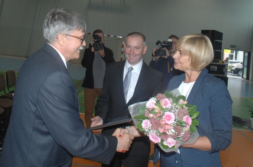 Otwarcie hali sportowej w ZSTiP