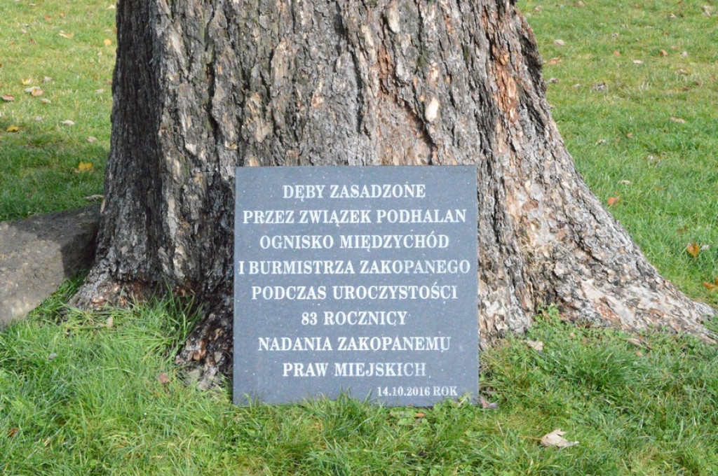 Zasadzili dęby pamięci