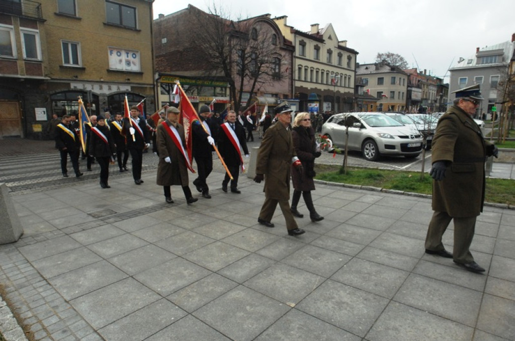 Uroczystości Święta Niepodległości na nowotarskim rynku