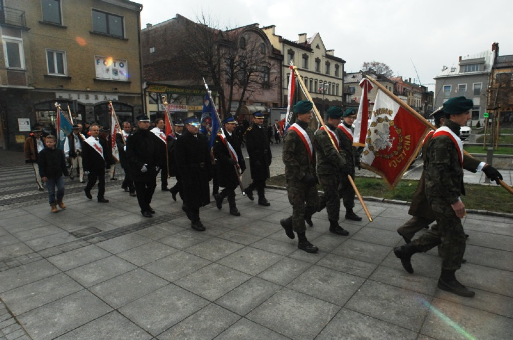 Uroczystości Święta Niepodległości na nowotarskim rynku