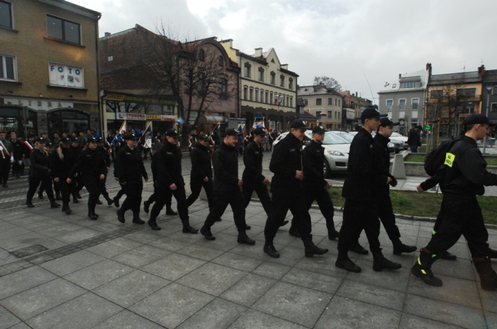 Uroczystości Święta Niepodległości na nowotarskim rynku