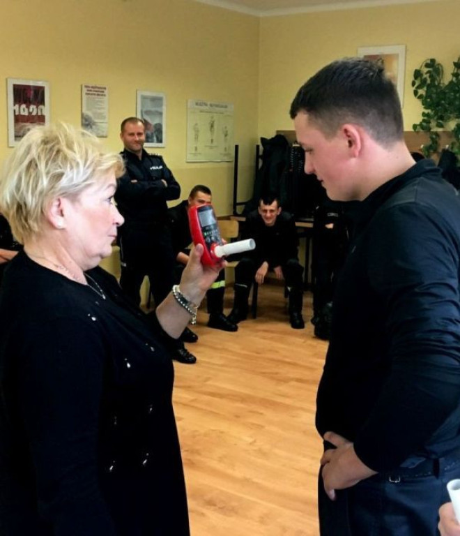 Policja i sanepid u nowotarskich kadetów