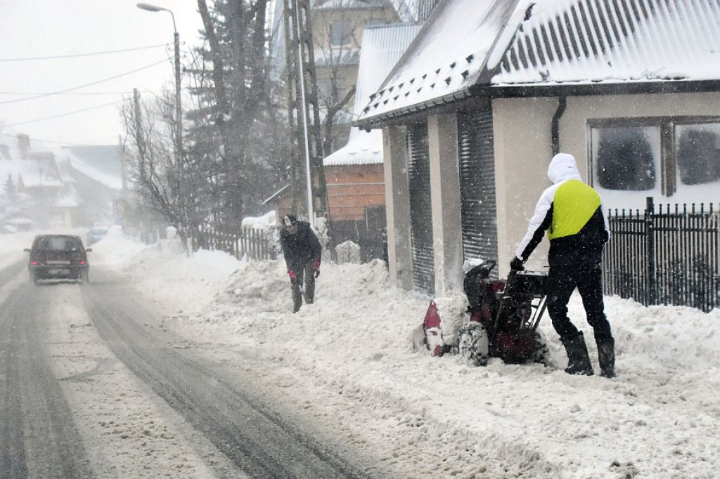 Atak zimy. Podhale i Spisz zasypane