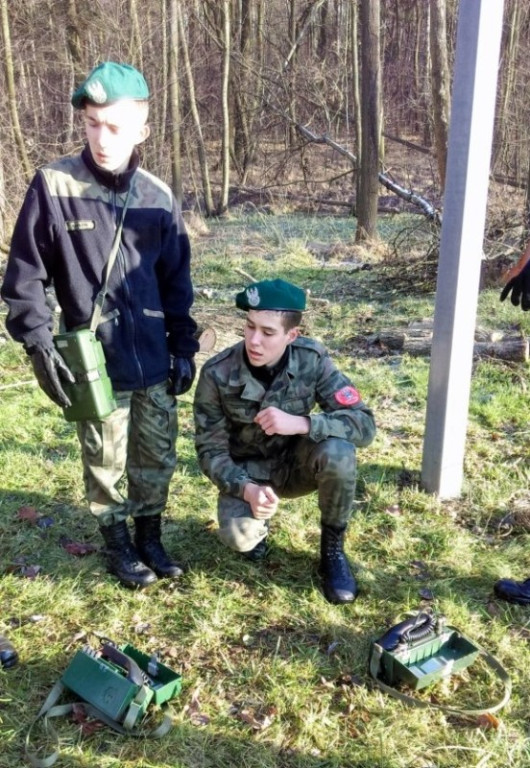 Nowotarscy kadeci w patronackiej jednostce