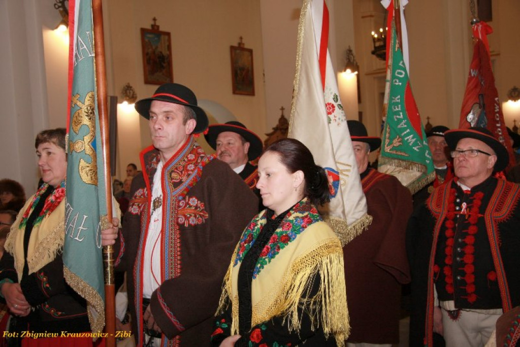 Spotkanie opłatkowe nowotarskiego oddziału Związku Podhalan