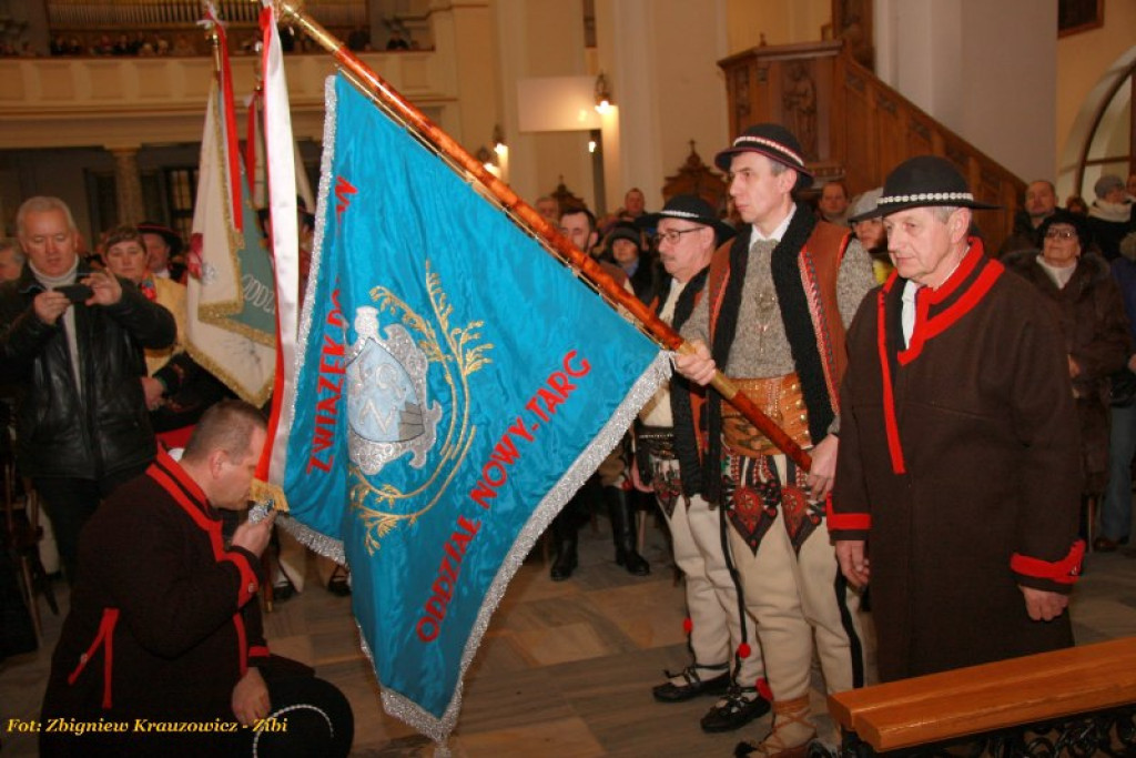 Spotkanie opłatkowe nowotarskiego oddziału Związku Podhalan