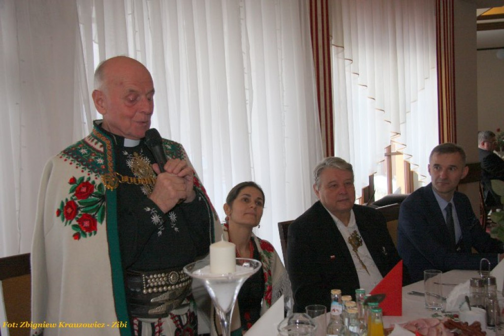 Spotkanie opłatkowe nowotarskiego oddziału Związku Podhalan