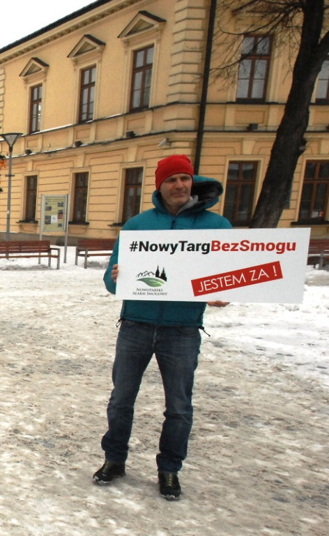 Nowy Targ bez smogu - happening na rynku