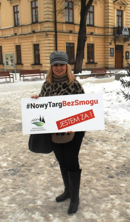 Nowy Targ bez smogu - happening na rynku