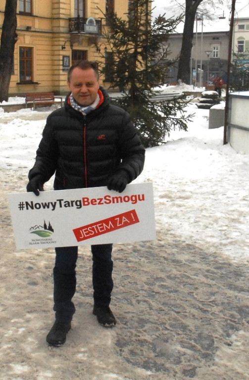 Nowy Targ bez smogu - happening na rynku