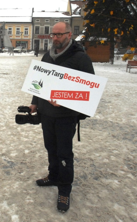 Nowy Targ bez smogu - happening na rynku