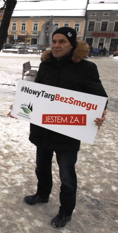 Nowy Targ bez smogu - happening na rynku