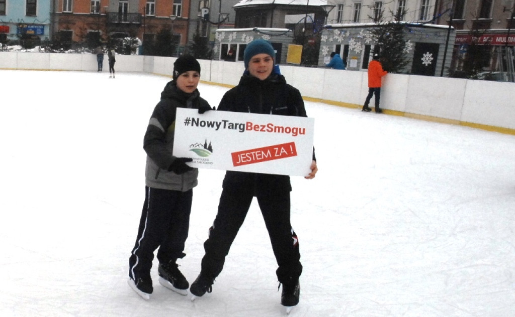 Nowy Targ bez smogu - happening na rynku