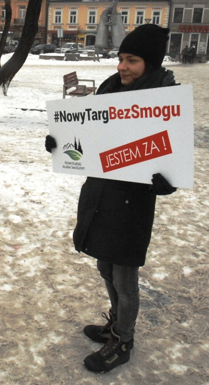 Nowy Targ bez smogu - happening na rynku