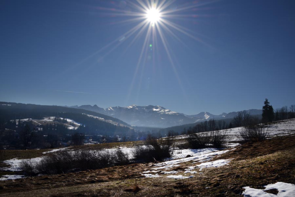 Tatry i Podhale w przeddzień halnego