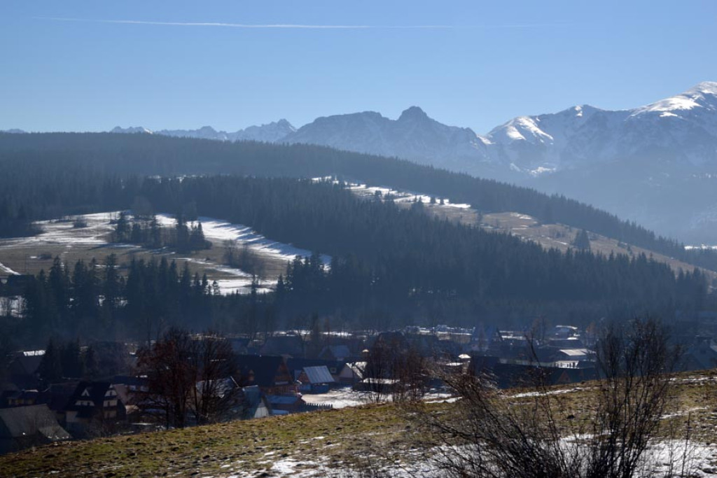 Tatry i Podhale w przeddzień halnego