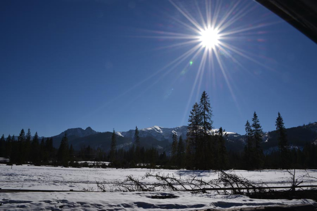 Tatry i Podhale w przeddzień halnego