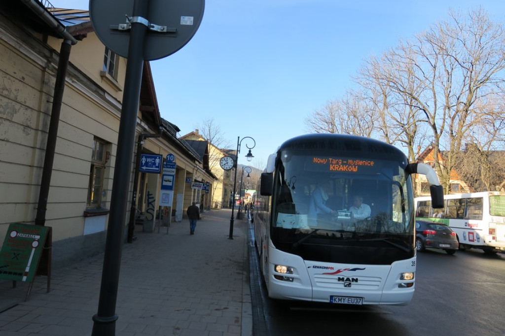 Zakopane bez dworca autobusowego