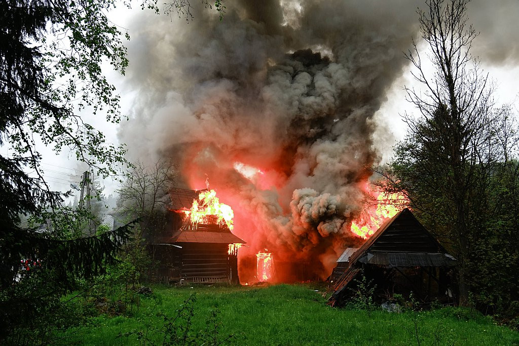 Pożar w Stasikówce