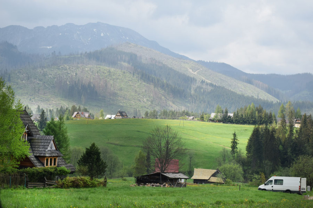 Burzowe chmury nad Tatrami