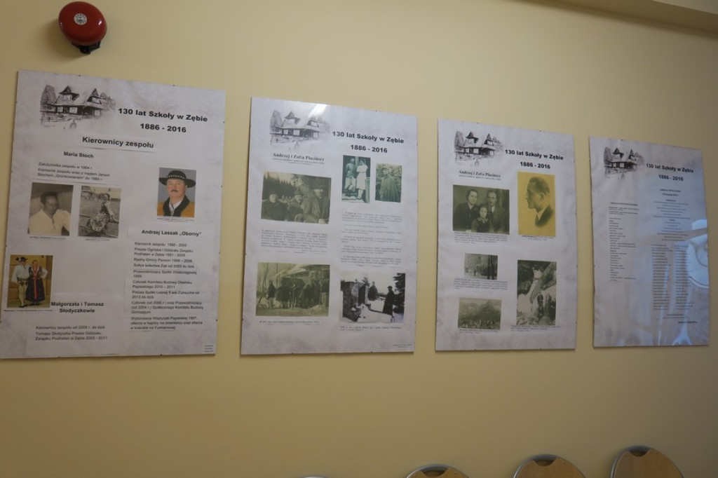 Monografia szkoły w Zębie