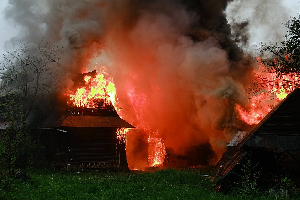 Pożar w Stasikówce