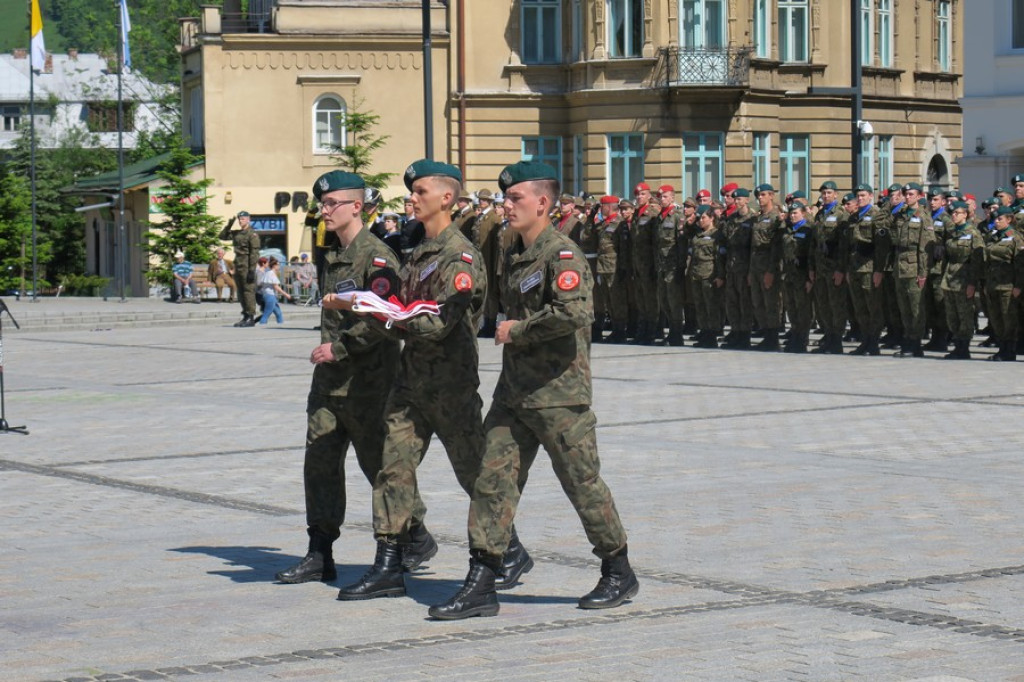 Suną zgodnie równym szykiem