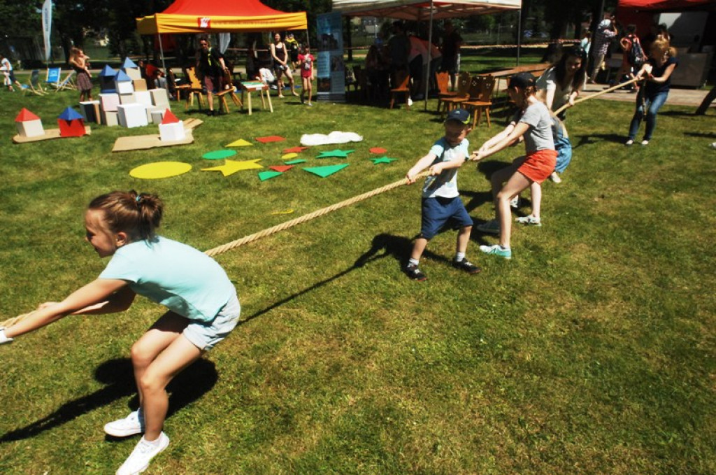 Dzień Dziecka w miejskim parku