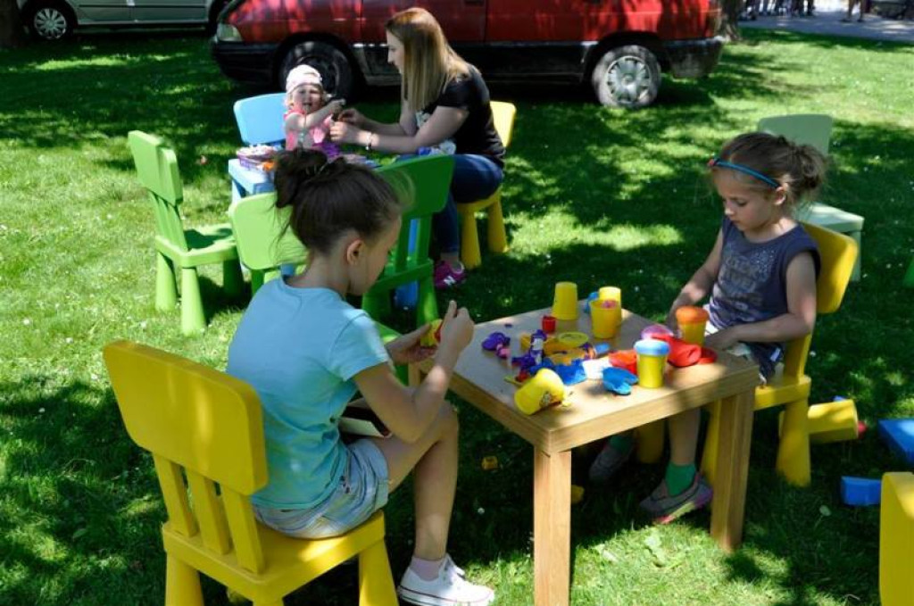 Dzień Dziecka w miejskim parku