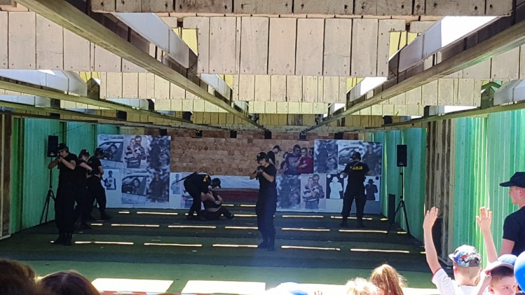 Nowotarscy kadeci na dniu otwartym Szkoły Policji w Katowicach