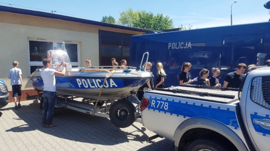 Nowotarscy kadeci na dniu otwartym Szkoły Policji w Katowicach